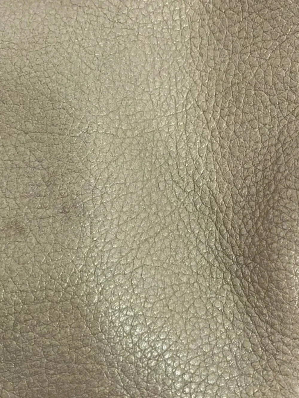 COLE HAAN Gray Beige Leather Shoulder Bag